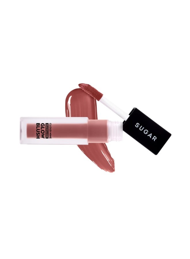 SUGAR Cosmetics Cloud Nine Niacinamide Glow Blush | Long lasting & Ultra-Pigmented | Dewy Finish | 7.6ml - 03 Merry Mauve - Image 3